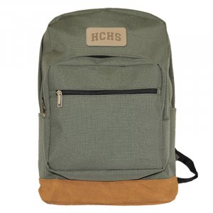 HCHS竹中皮革標經典後背包31L_灰綠